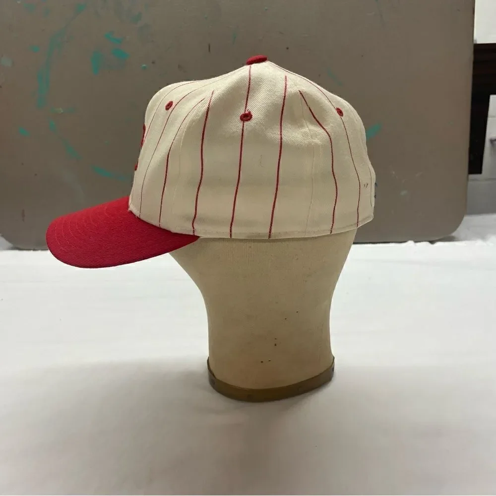 VTG Authentic Diamond New Era 5950 Pro Model 100% Wool Red’s Baseball Cap Size 7